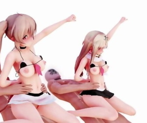 MMD Hook-up Murasame And Poi..