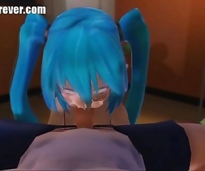 miku suck a cock for the..
