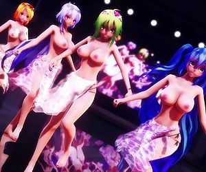 3D MMD Thick Boobs Squadron..