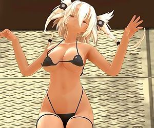 3D MMD Musashi Ebony by the..