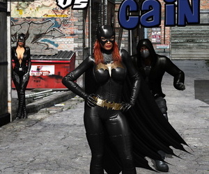 mrbunnyart batgirl vs cain..