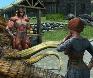 Muscle damsel mod for Skyrim size..