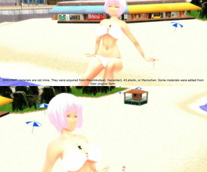 Fumika At the beach with..