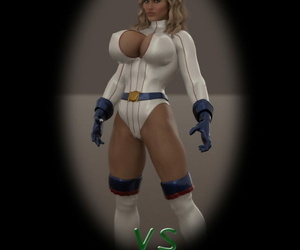 Ebony Heroines Powerwoman vs..