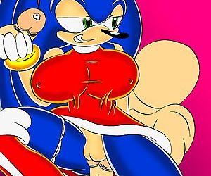 Sonic w piersi jeż